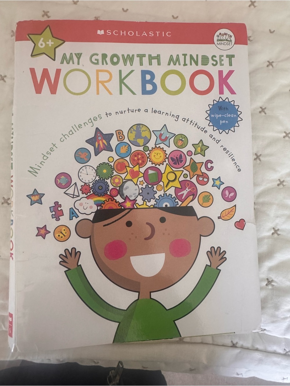 Scholastic My Growth Mindset Workbook - Multicolor Cover with Green Shirt